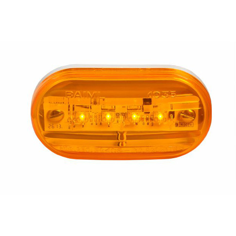 1035E-A - FARO 4 LED AMBAR - 12/24V
